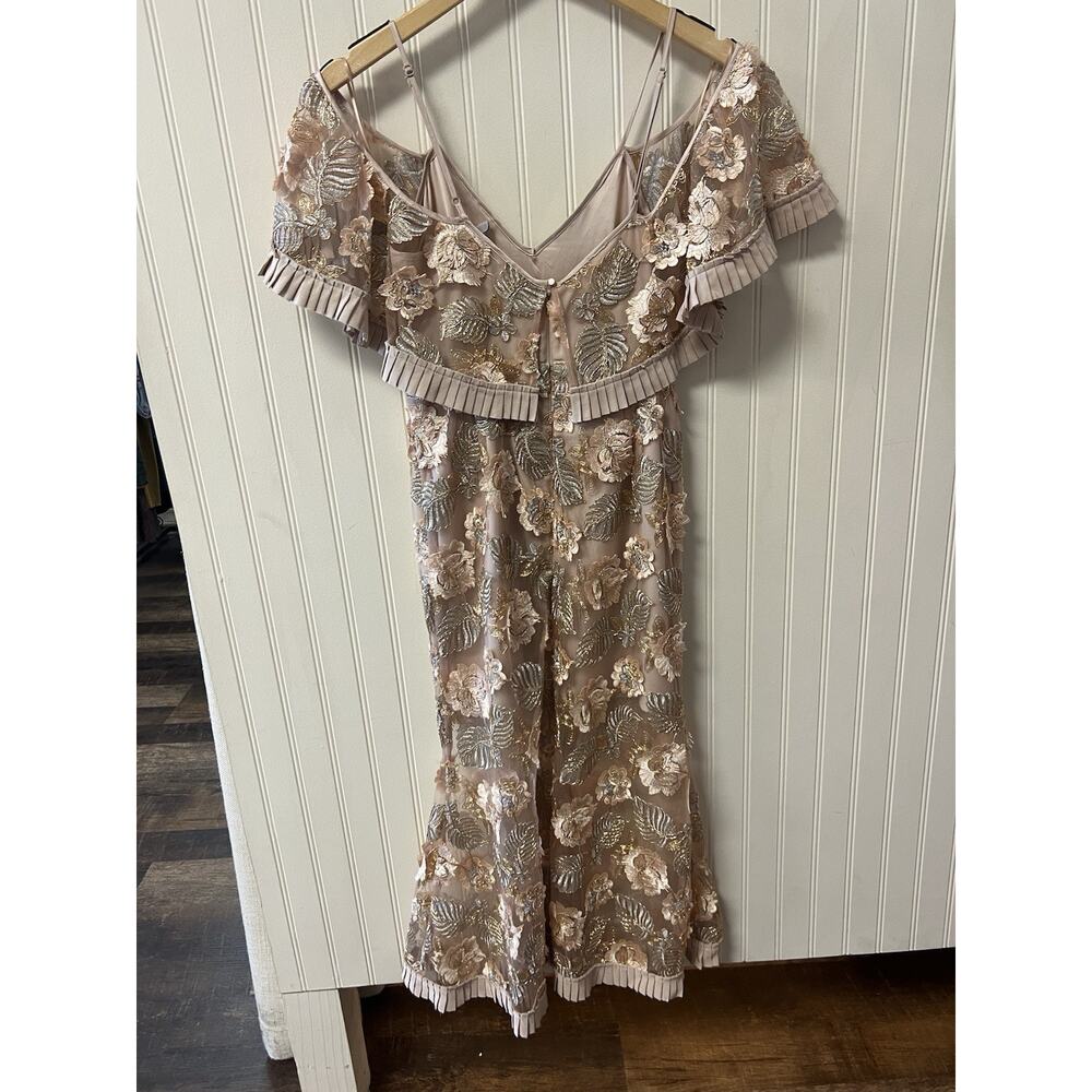 Alice McCall Diamond Dancer Northern Lights Cold Shoulder Dress Size 2 - Picture 8 of 10